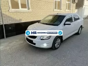 Chevrolet Cobalt 2025, автомат, белый, пробег 7000 км, Самарканд