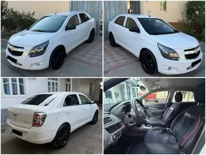 Chevrolet Cobalt Midnight 2025, белый, пробег 5500 км, Андижан