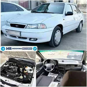Chevrolet Nexia 2001, белая, 268 000 км, газ/метан, Андижан