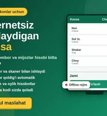Do'konlar uchun kassa va ombor hisobi Windows dasturi