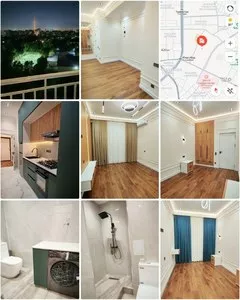 Двухкомнатная квартира в ЖК IKAT, Юнусобод 13-квартал
