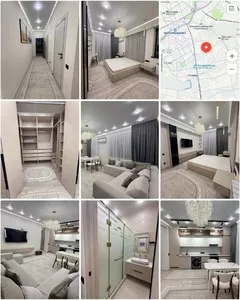 Двухкомнатная квартира в новостройке, 70 м², Яшнободский район