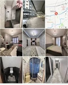Двухкомнатная квартира в новостройке, Сергелийский район, Чоштепа