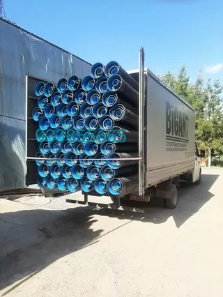 Гофрированная труба ПНД двустенная