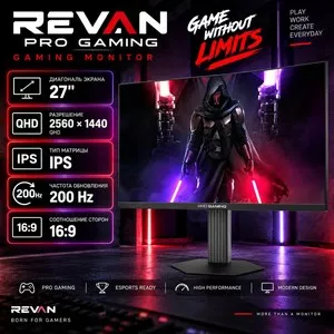 Игровой монитор REVAN Pro Gaming 27 дюймов