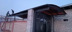 Изготовление и установка железных ворот, навесов и козырьков