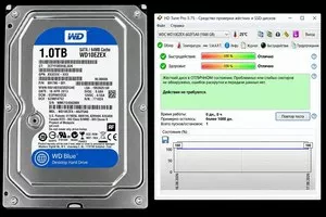 Жесткий диск WD Blue 1TB WD10EZEX