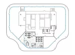 Коммерческое помещение 1033 м2 в бизнес-центре, Ц2