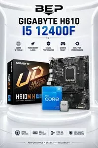 Комплект материнская плата Gigabyte H610 и процессор Intel Core i5-12400F