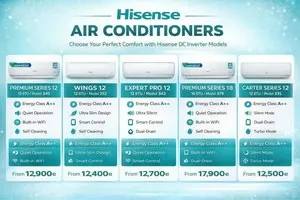 Кондиционеры Hisense Wings / Expert Pro / Carter / Premium 12/18 оптом