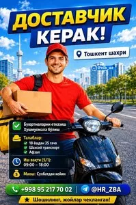 Курьер в компанию MIRAGE