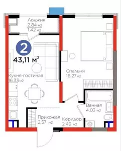 Квартира в новостройке ЖК BI SADO