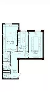 Квартира в новостройке Mavera Town, 65.21 м2