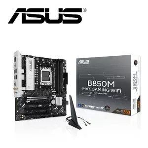 Материнская плата ASUS B850M MAX GAMING WIFI и процессор Ryzen 5 9600X