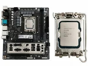 Материнская плата Gigabyte B660M DDR5 и процессор Intel Core i5 12500