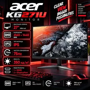 Монитор Acer KG271U 27 дюймов