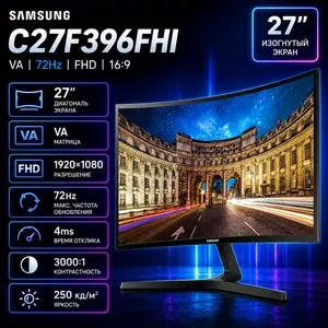 Монитор Samsung C27F396FHI 27 дюймов
