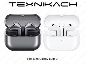 Новый • Samsung Galaxy Buds 3 • Оригинал • Silver • White • Доставка