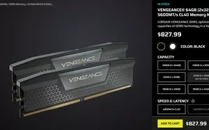 Оперативная память Corsair Vengeance RGB Cool Grey DDR5