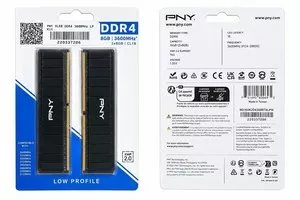 Оперативная память PNY XLR8 DDR4 16GB (2x8GB) 3600MHz CL18