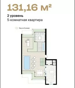 Пентхаус 5-комнатный в ЖК Mirabad Avenue