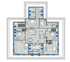 Пентхаус в ЖК Shedevr, 522 м2