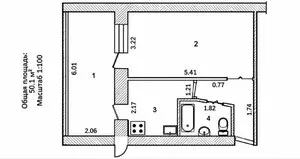 Продажа 1-комнатной квартиры на массиве Буз-2