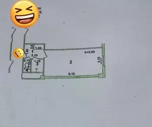Продажа 1-комнатной квартиры в Чиланзар 20
