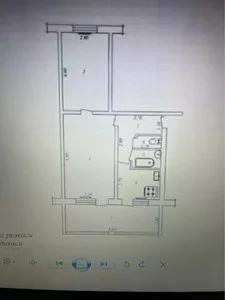 Продажа 2-комнатной квартиры на 1 этаже