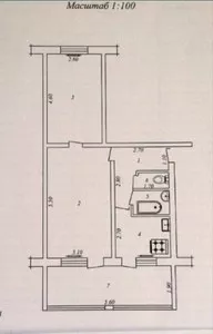 Продажа 2-комнатной квартиры возле метро Б.И.Й