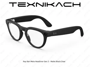 Ray Ban Meta Headliner Gen 2 - Matte Black/Clear!!