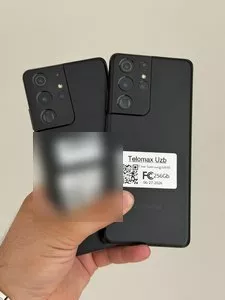 Samsung Galaxy S21 Ultra 5G, 256 ГБ, 12 ГБ ОЗУ, матовый черный, отличное состояние