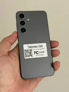 Samsung Galaxy S24 5G, 256 ГБ, 8 ГБ ОЗУ, Titan Black, отличное состояние, гарантия Uzime