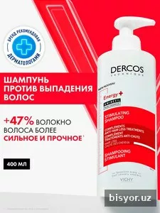 Шампунь VICHY DERCOS Energy+, против выпадения волос, 400 мл