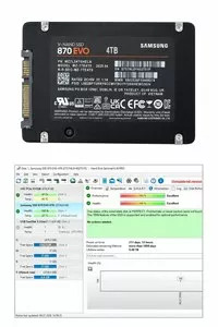 SSD Samsung 870 EVO 4TB б/у