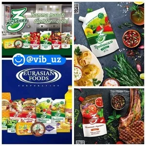 Торговый агент в компанию Eurasian Foods в Намангане