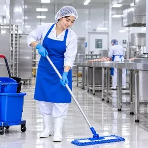 Уборщица на производство мясных полуфабрикатов