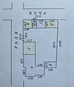 Угловой участок 3,35 сотки в Яккасарайском районе