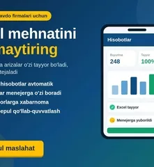 Ulgurji savdo uchun Excel hisobotlarni avtomatlashtirish