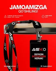Вакансия продавца-консультанта в компанию ASKO в Андижане