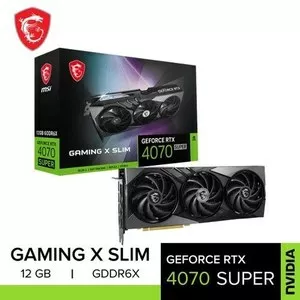Видеокарта MSI 12GB GeForce RTX 4070 SUPER GAMING X SLIM