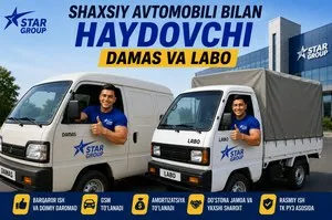 Водитель с личным автомобилем Damas или Labo в Самарканде