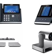 Yealink IP-telefoniya va konferens uskunalari to'plami